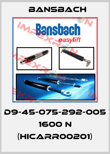D9-45-075-292-005 1600 N (HICARR00201) Bansbach