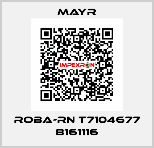 ROBA-RN T7104677 8161116 Mayr