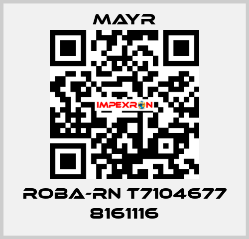 ROBA-RN T7104677 8161116 Mayr