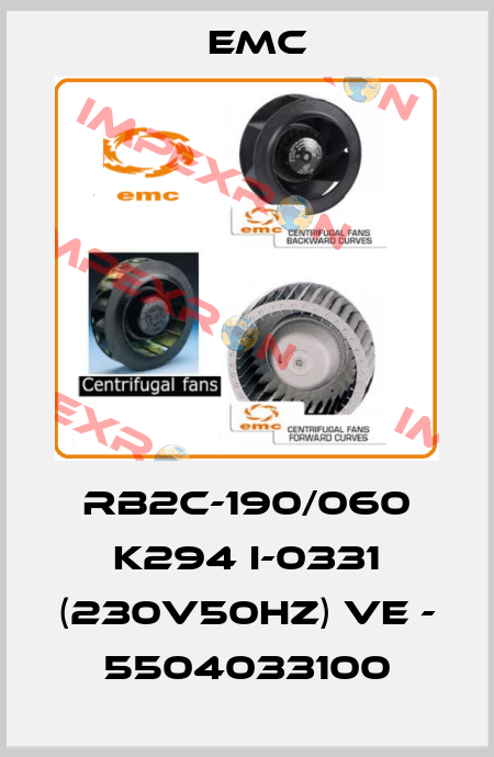 RB2C-190/060 K294 I-0331 (230V50HZ) VE - 5504033100 Emc