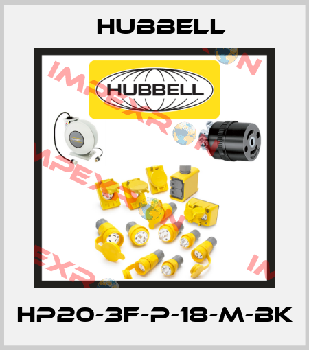 HP20-3F-P-18-M-BK Hubbell