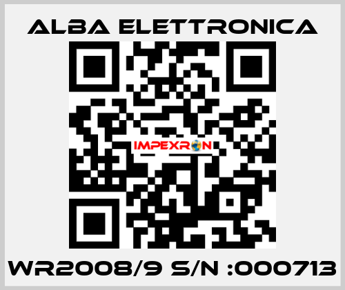 WR2008/9 S/N :000713 ALBA ELETTRONICA