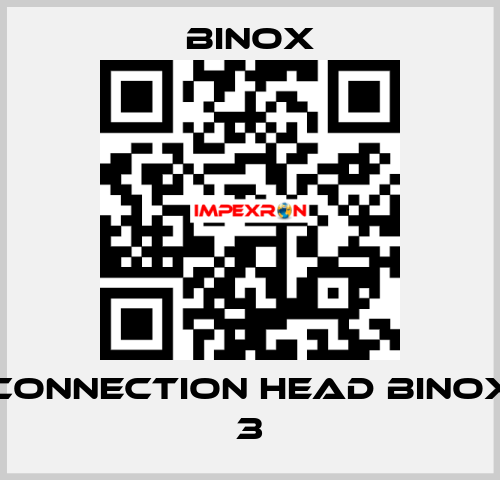 Connection head BINOX 3 Binox