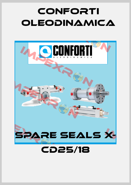 SPARE SEALS X- CD25/18 Conforti Oleodinamica