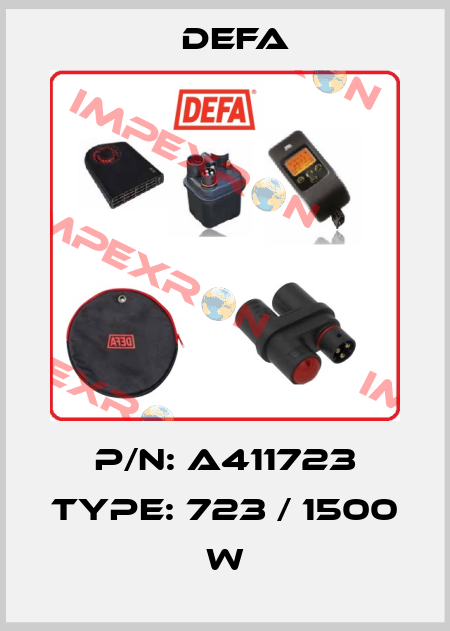 P/N: A411723 Type: 723 / 1500 W Defa