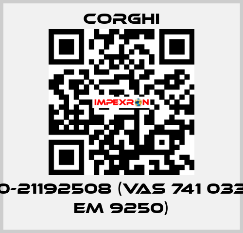 0-21192508 (VAS 741 033 EM 9250) Corghi