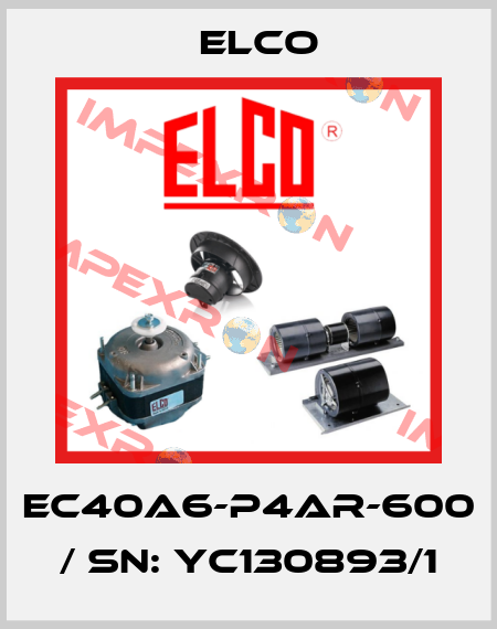 EC40A6-P4AR-600 / Sn: YC130893/1 Elco