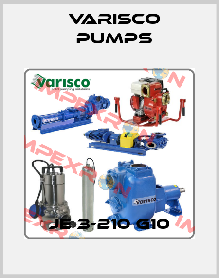 JE 3-210 G10 Varisco pumps
