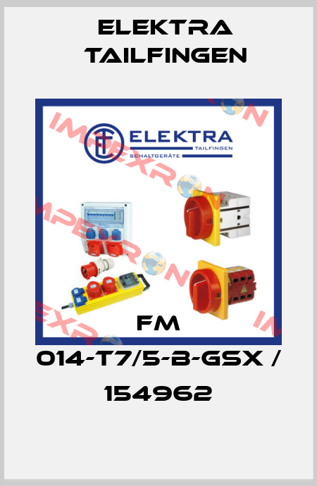 FM 014-T7/5-B-GSX / 154962 Elektra Tailfingen