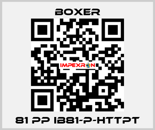 81 PP IB81-P-HTTPT Boxer
