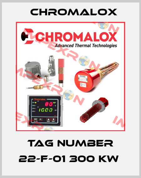 TAG NUMBER 22-F-01 300 KW  Chromalox
