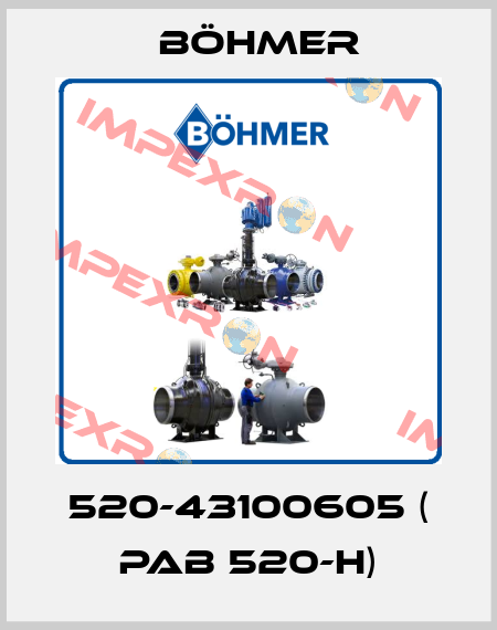 520-43100605 ( PAB 520-H) Böhmer