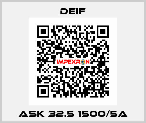 ASK 32.5 1500/5A Deif