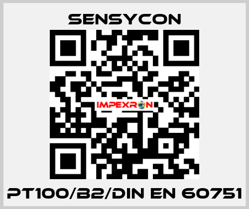 PT100/B2/DIN EN 60751 SENSYCON