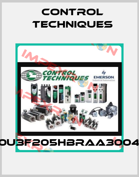 250U3F205HBRAA300480 Control Techniques