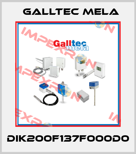 DIK200F137F000D0 Galltec Mela