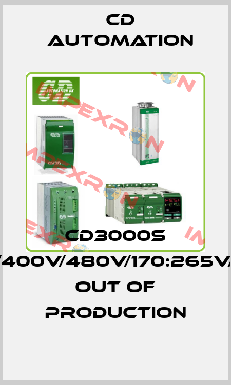 CD3000S 2PH/150A/400V/480V/170:265V/SSR/ZC/IF out of production CD AUTOMATION