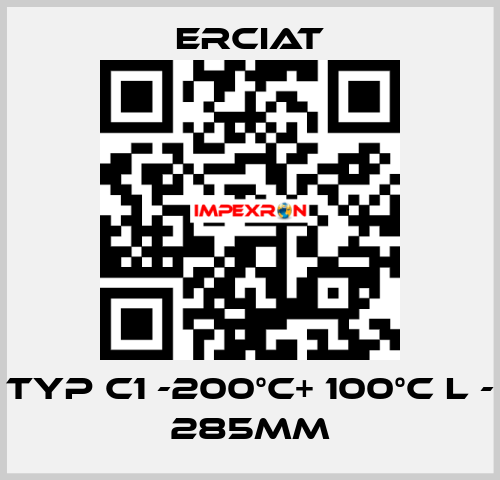TYP C1 -200°C+ 100°C L - 285MM ERCIAT