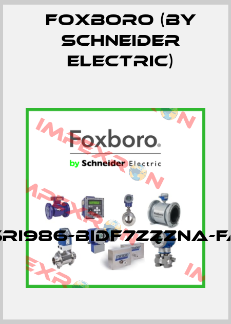 SRI986-BIDF7ZZZNA-FA Foxboro (by Schneider Electric)