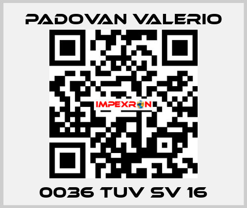 0036 TUV SV 16 PADOVAN VALERIO