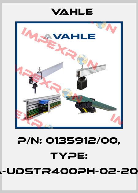 P/n: 0135912/00, Type: SA-UDSTR400PH-02-2000 Vahle
