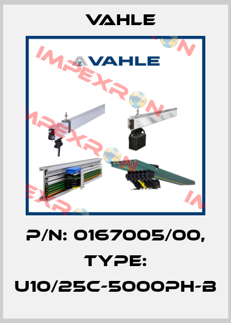 P/n: 0167005/00, Type: U10/25C-5000PH-B Vahle