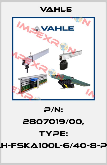 P/n: 2807019/00, Type: AH-FSKA100L-6/40-8-PC Vahle