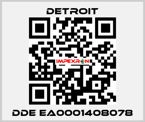 DDE EA0001408078 Detroit