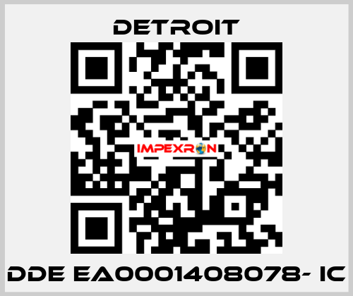 DDE EA0001408078- IC Detroit