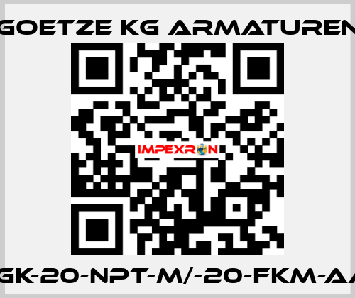 810SGK-20-NPT-M/-20-FKM-AA3-16 Goetze KG Armaturen