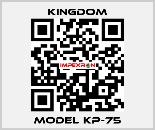 Model KP-75 Kingdom