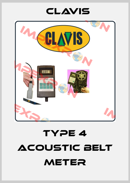 Type 4 acoustic belt meter Clavis