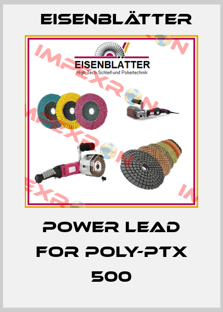 power lead for POLY-PTX 500 Eisenblätter