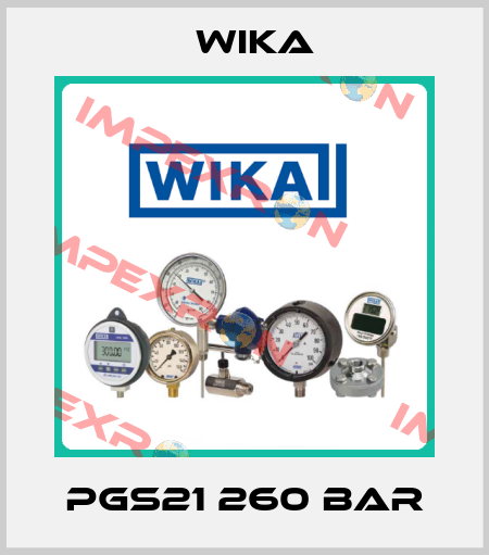 PGS21 260 bar Wika