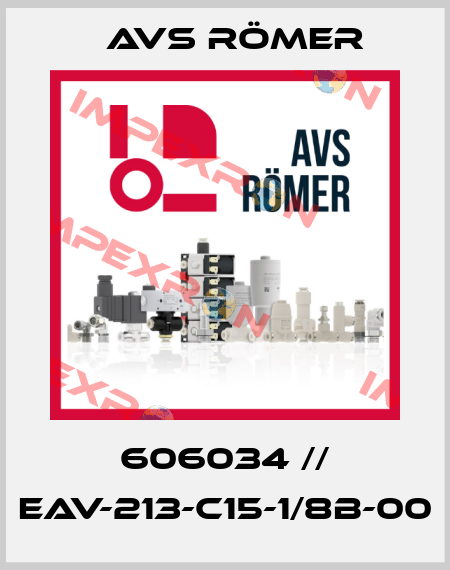 606034 // EAV-213-C15-1/8B-00 Avs Römer