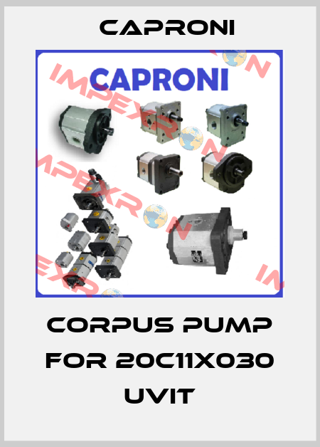 corpus pump for 20C11X030 UVIT Caproni