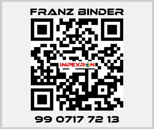 99 0717 72 13 FRANZ BINDER