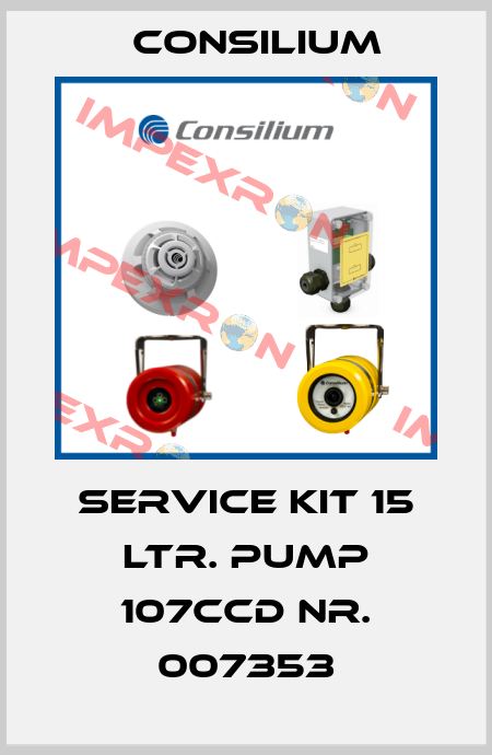 Service Kit 15 ltr. Pump 107CCD Nr. 007353 Consilium