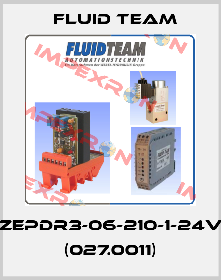 ZEPDR3-06-210-1-24V (027.0011) Fluid Team