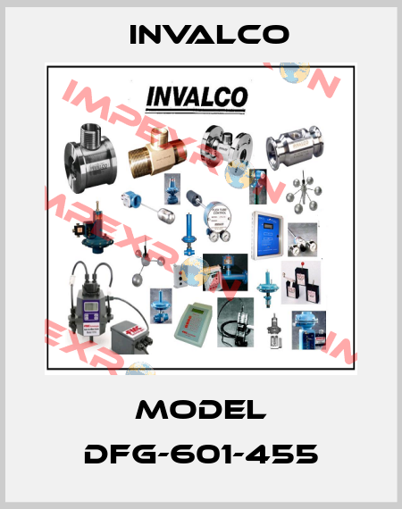 Model DFG-601-455 Invalco