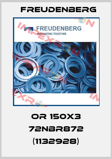 OR 150x3 72NBR872 (1132928) Freudenberg