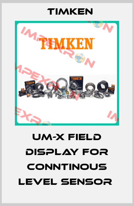 UM-X Field Display For Conntinous Level sensor  Timken