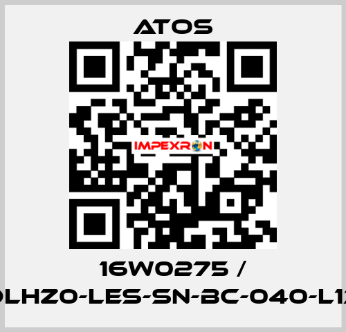 16W0275 / DLHZ0-LES-SN-BC-040-L13 Atos