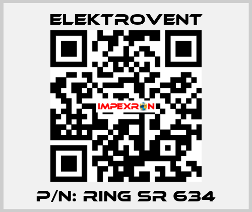 P/N: RING SR 634 ELEKTROVENT