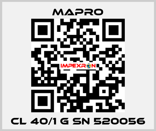 CL 40/1 G SN 520056 Mapro
