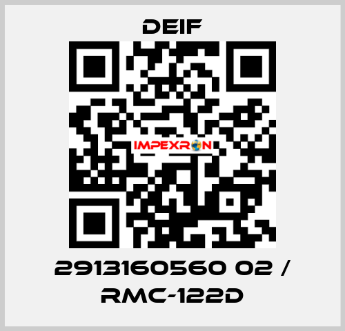 2913160560 02 / RMC-122D Deif