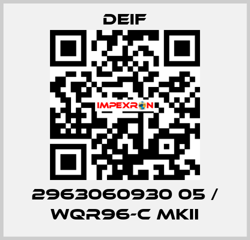 2963060930 05 / WQR96-C MKII Deif