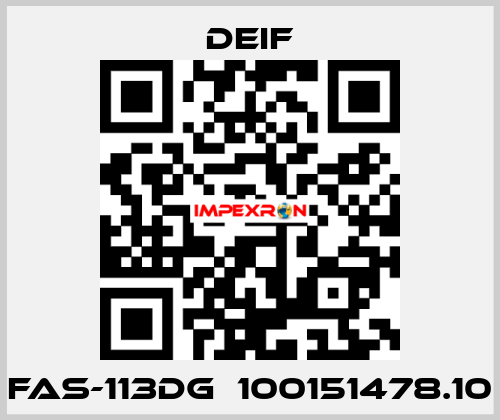 FAS-113DG  100151478.10 Deif