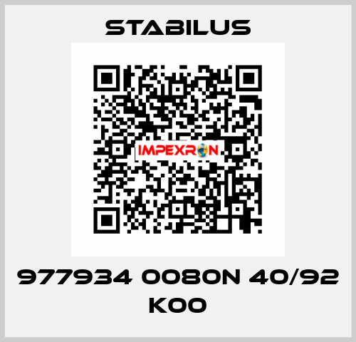 977934 0080N 40/92 K00 Stabilus