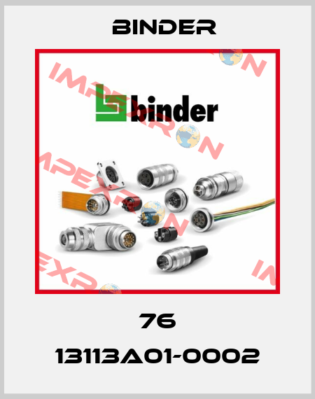 76 13113A01-0002 Binder